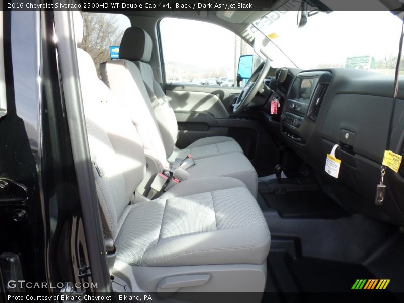 Black / Dark Ash/Jet Black 2016 Chevrolet Silverado 2500HD WT Double Cab 4x4