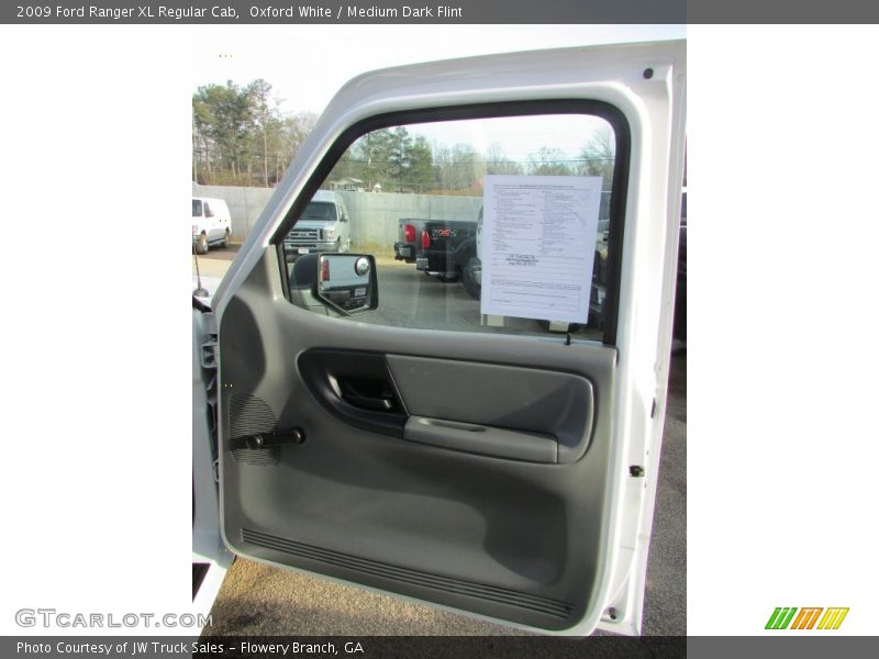Oxford White / Medium Dark Flint 2009 Ford Ranger XL Regular Cab