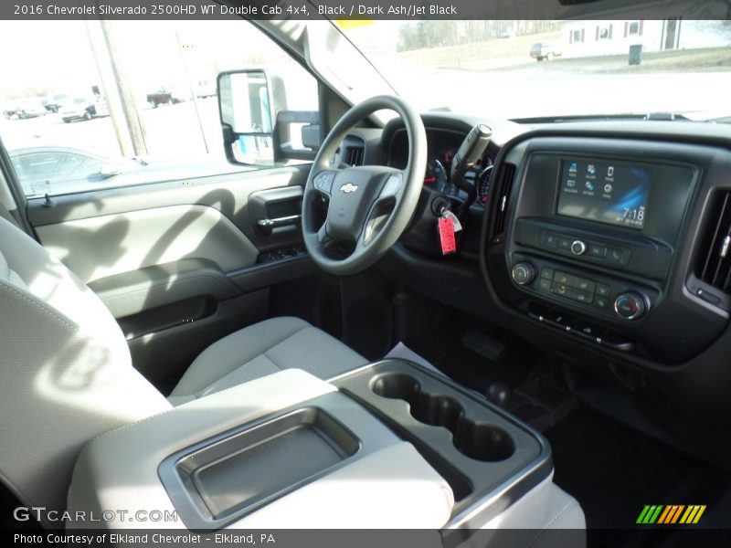 Black / Dark Ash/Jet Black 2016 Chevrolet Silverado 2500HD WT Double Cab 4x4