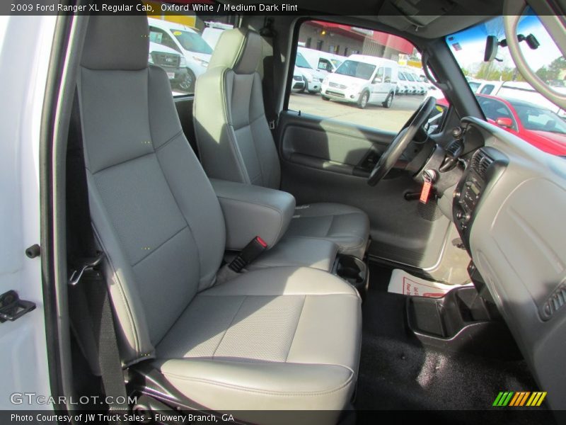 Oxford White / Medium Dark Flint 2009 Ford Ranger XL Regular Cab