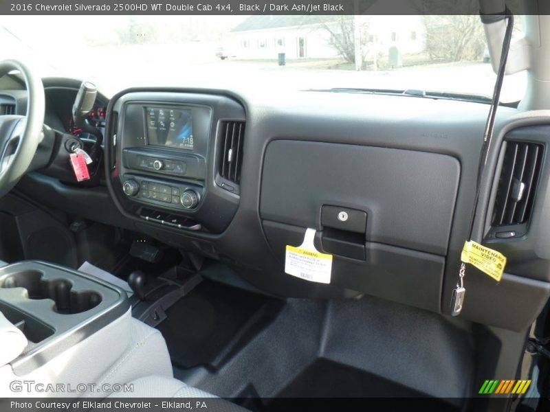 Black / Dark Ash/Jet Black 2016 Chevrolet Silverado 2500HD WT Double Cab 4x4