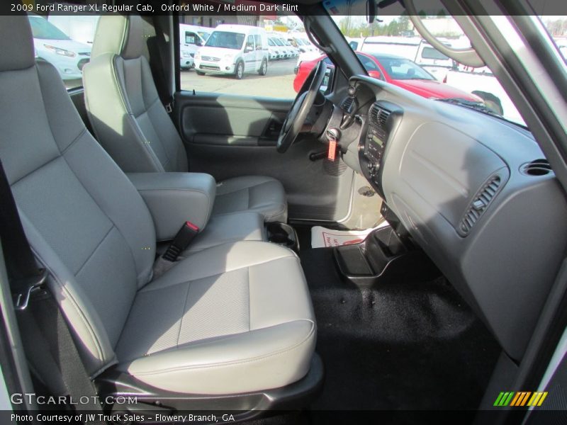 Oxford White / Medium Dark Flint 2009 Ford Ranger XL Regular Cab