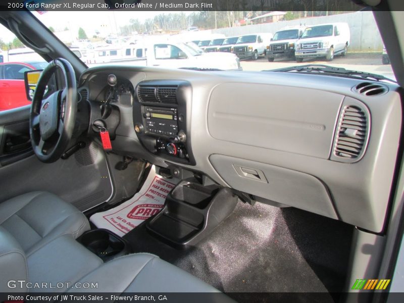 Oxford White / Medium Dark Flint 2009 Ford Ranger XL Regular Cab