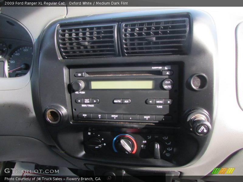 Oxford White / Medium Dark Flint 2009 Ford Ranger XL Regular Cab