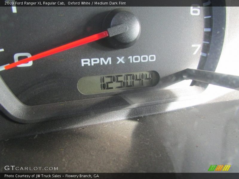 Oxford White / Medium Dark Flint 2009 Ford Ranger XL Regular Cab