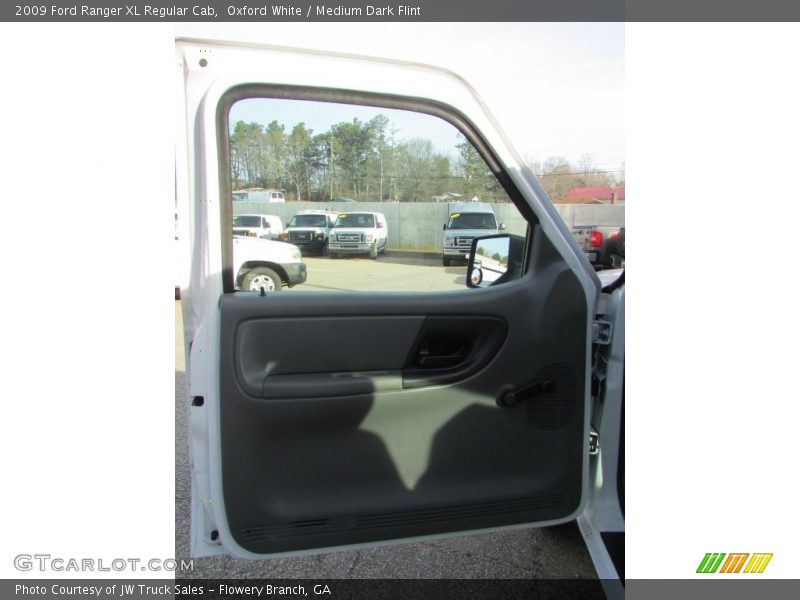 Oxford White / Medium Dark Flint 2009 Ford Ranger XL Regular Cab