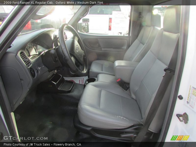 Oxford White / Medium Dark Flint 2009 Ford Ranger XL Regular Cab