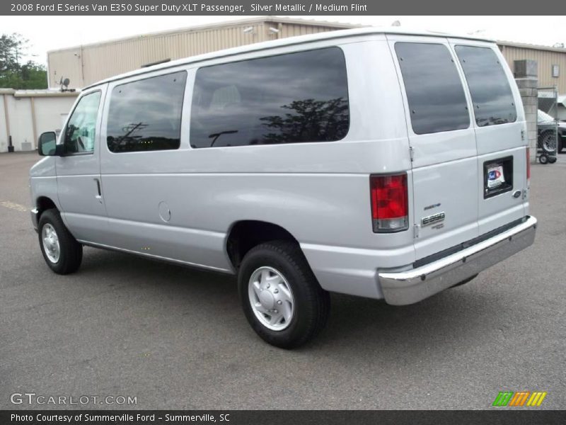 Silver Metallic / Medium Flint 2008 Ford E Series Van E350 Super Duty XLT Passenger