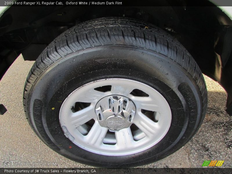 Oxford White / Medium Dark Flint 2009 Ford Ranger XL Regular Cab