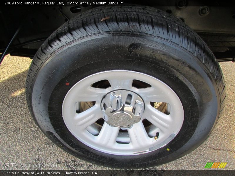 Oxford White / Medium Dark Flint 2009 Ford Ranger XL Regular Cab