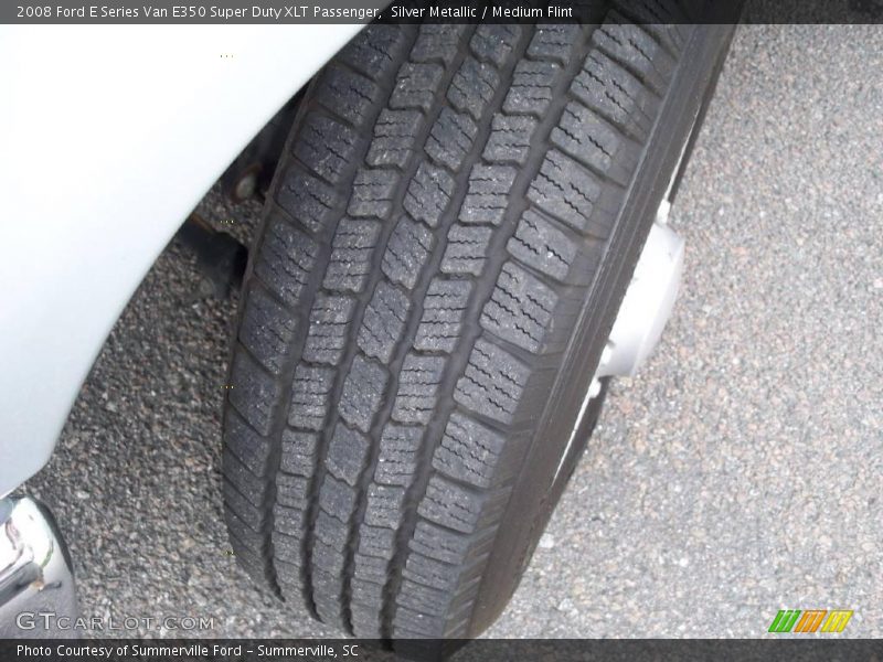 Silver Metallic / Medium Flint 2008 Ford E Series Van E350 Super Duty XLT Passenger