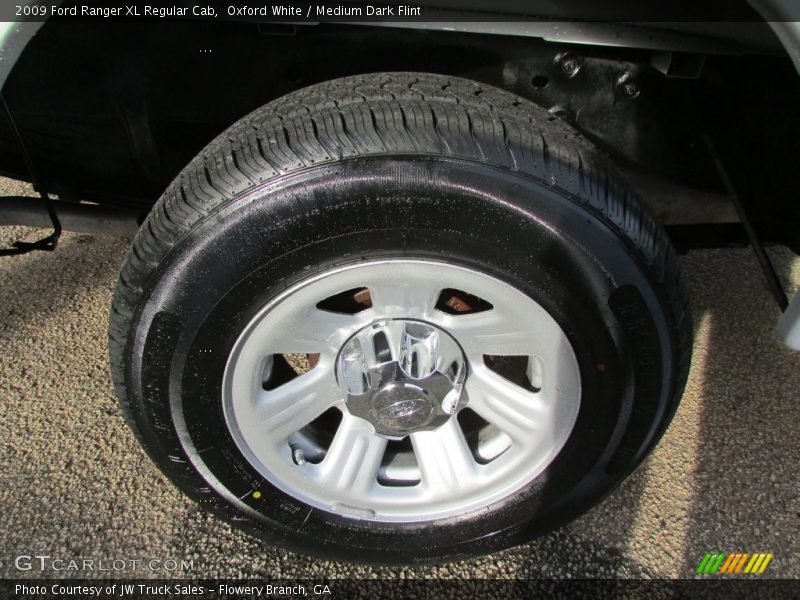 Oxford White / Medium Dark Flint 2009 Ford Ranger XL Regular Cab