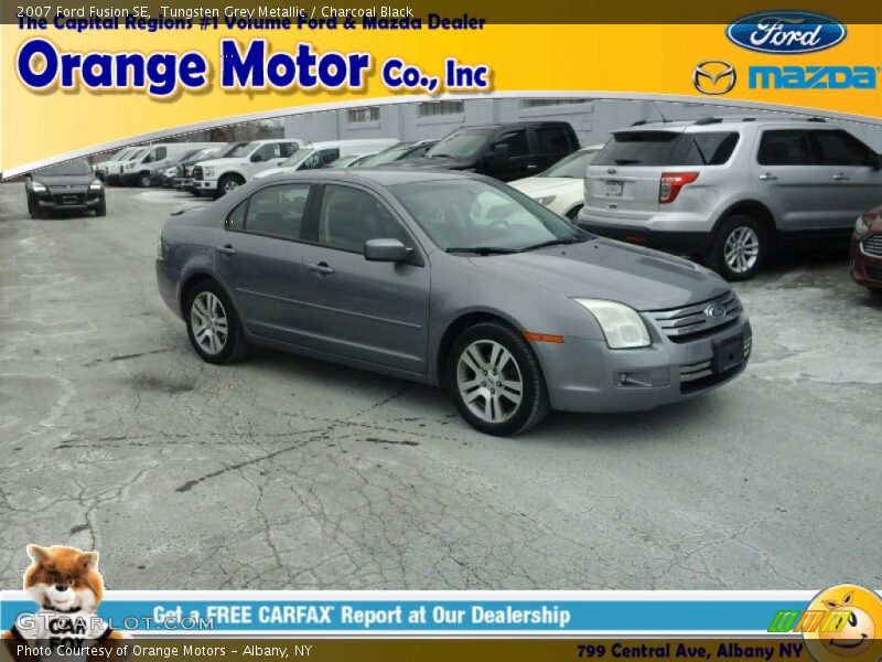 Tungsten Grey Metallic / Charcoal Black 2007 Ford Fusion SE
