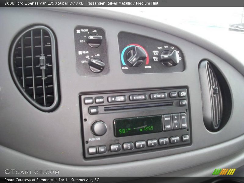 Silver Metallic / Medium Flint 2008 Ford E Series Van E350 Super Duty XLT Passenger