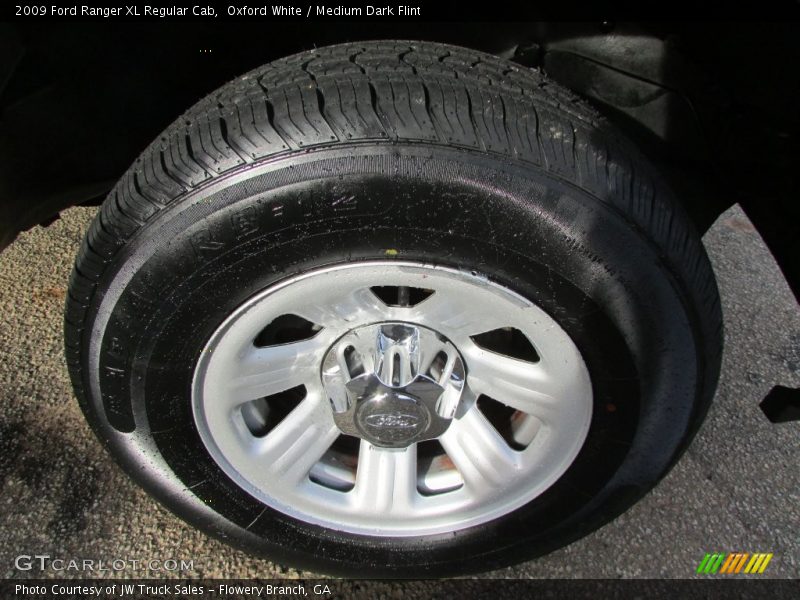 Oxford White / Medium Dark Flint 2009 Ford Ranger XL Regular Cab