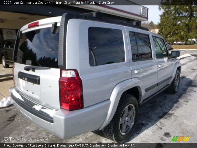 Bright Silver Metallic / Medium Slate Gray 2007 Jeep Commander Sport 4x4