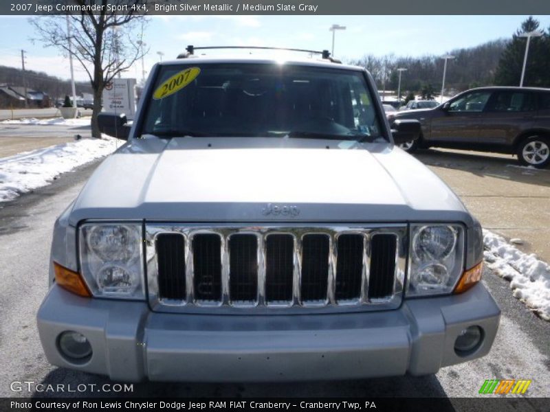 Bright Silver Metallic / Medium Slate Gray 2007 Jeep Commander Sport 4x4