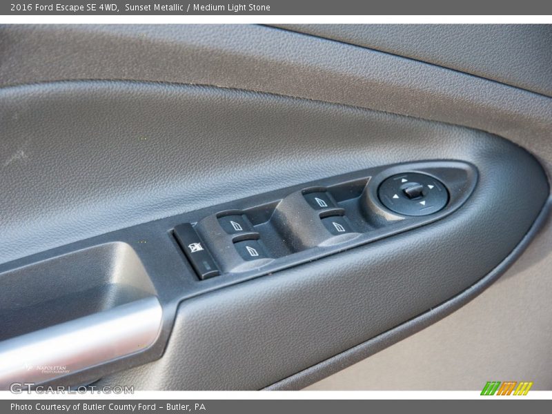 Sunset Metallic / Medium Light Stone 2016 Ford Escape SE 4WD