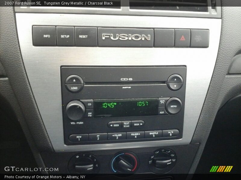 Tungsten Grey Metallic / Charcoal Black 2007 Ford Fusion SE