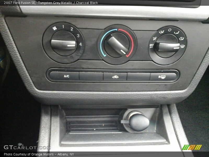Tungsten Grey Metallic / Charcoal Black 2007 Ford Fusion SE