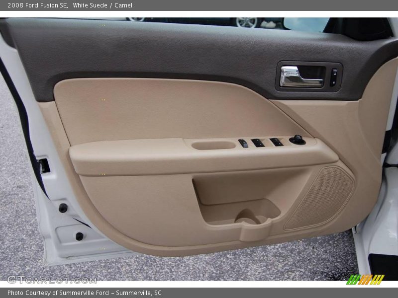 White Suede / Camel 2008 Ford Fusion SE