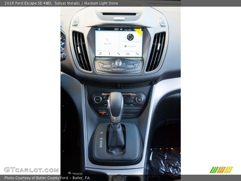 Sunset Metallic / Medium Light Stone 2016 Ford Escape SE 4WD