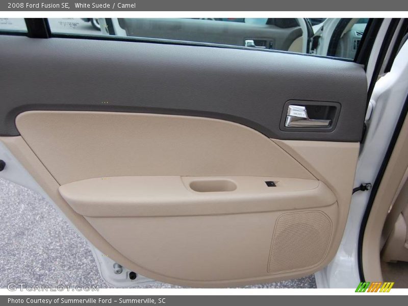 White Suede / Camel 2008 Ford Fusion SE