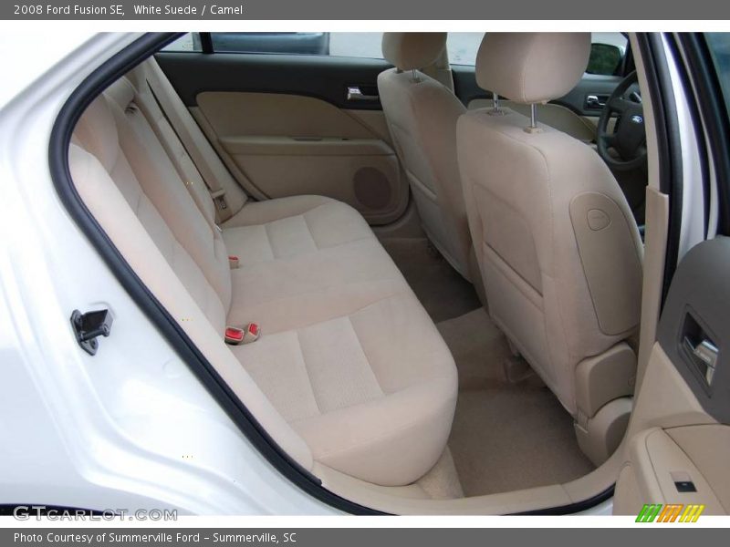 White Suede / Camel 2008 Ford Fusion SE
