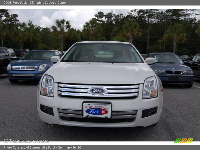 White Suede / Camel 2008 Ford Fusion SE