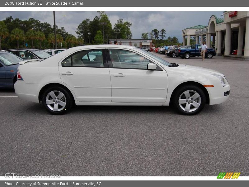 White Suede / Camel 2008 Ford Fusion SE