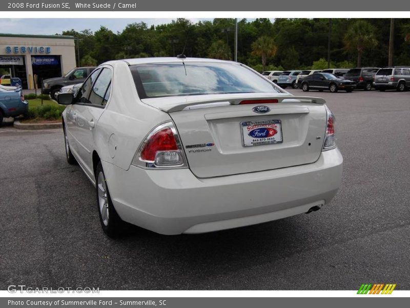 White Suede / Camel 2008 Ford Fusion SE