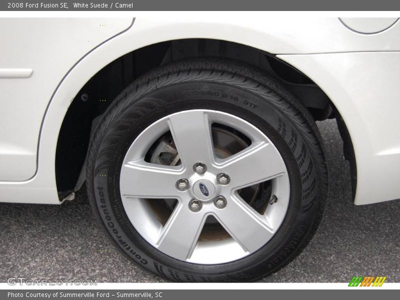 White Suede / Camel 2008 Ford Fusion SE