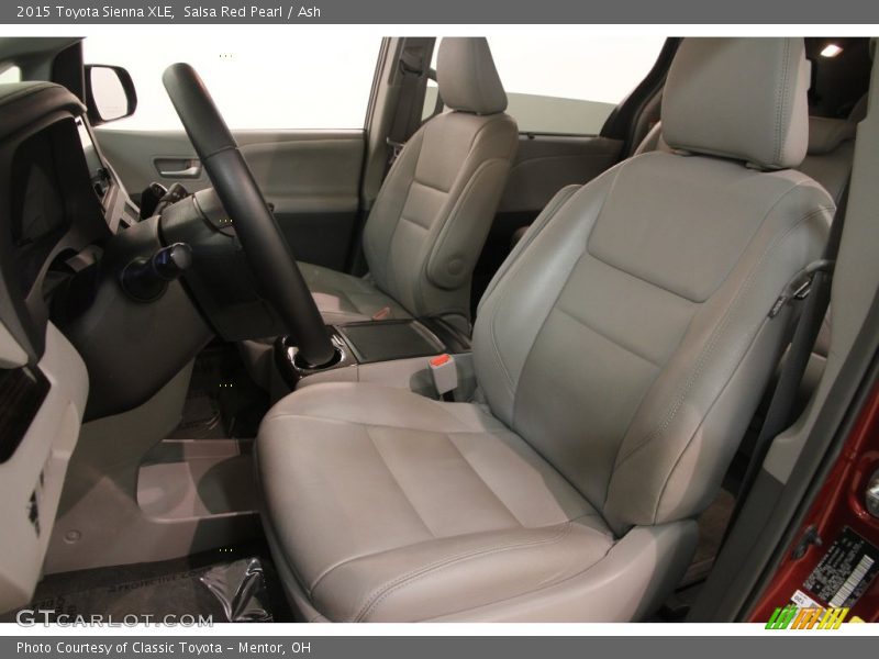 Salsa Red Pearl / Ash 2015 Toyota Sienna XLE