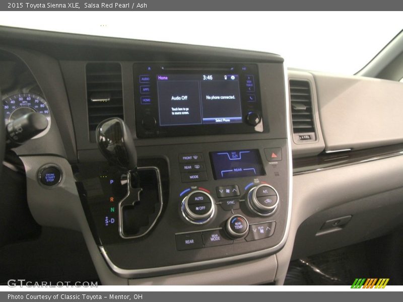 Salsa Red Pearl / Ash 2015 Toyota Sienna XLE