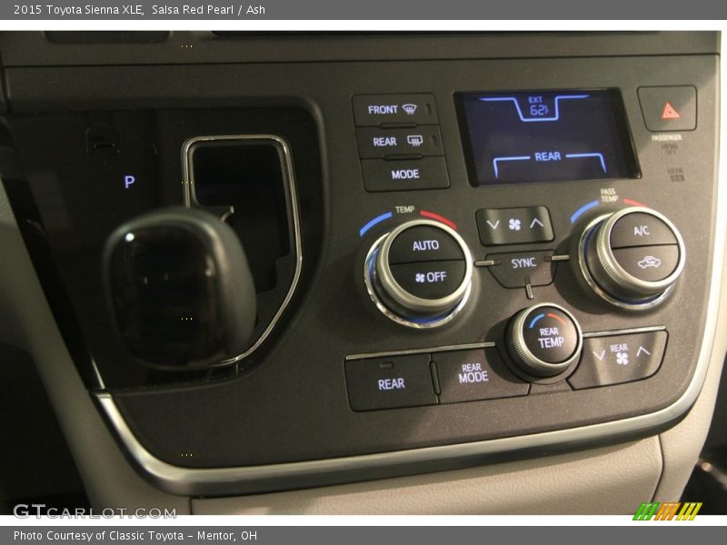 Salsa Red Pearl / Ash 2015 Toyota Sienna XLE