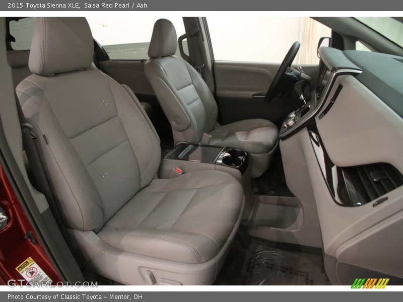 Salsa Red Pearl / Ash 2015 Toyota Sienna XLE