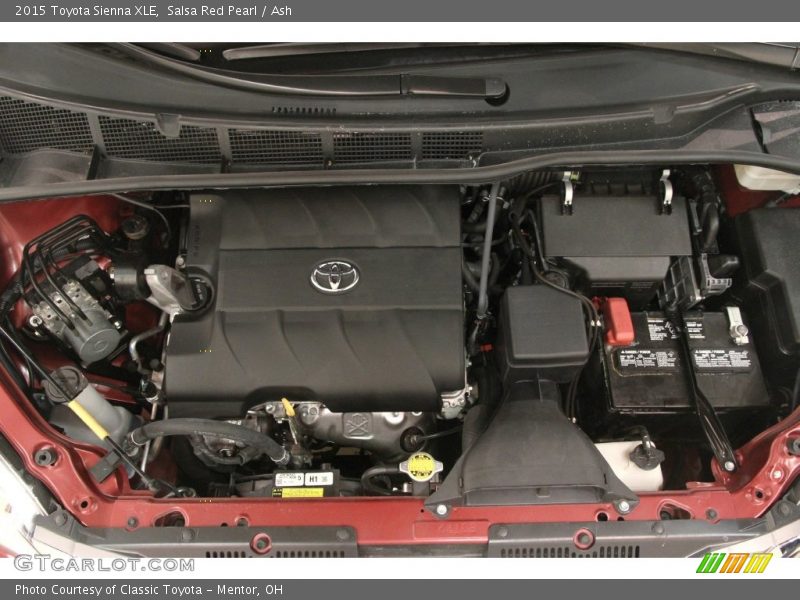 Salsa Red Pearl / Ash 2015 Toyota Sienna XLE