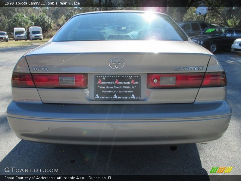 Sable Pearl / Sage 1999 Toyota Camry LE