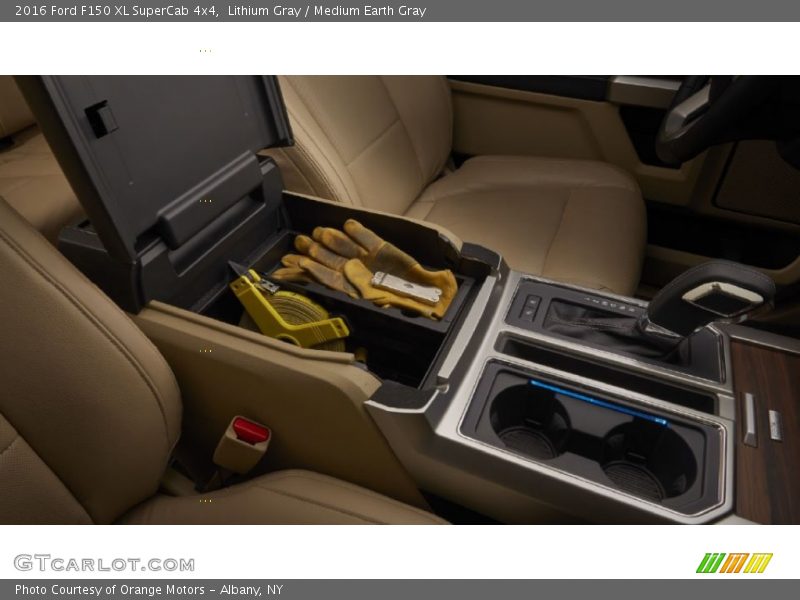 Lithium Gray / Medium Earth Gray 2016 Ford F150 XL SuperCab 4x4