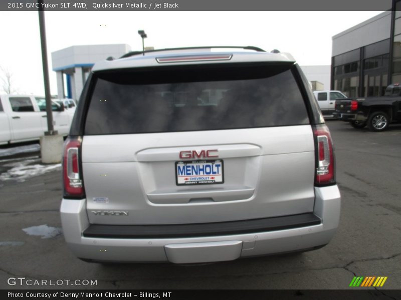 Quicksilver Metallic / Jet Black 2015 GMC Yukon SLT 4WD
