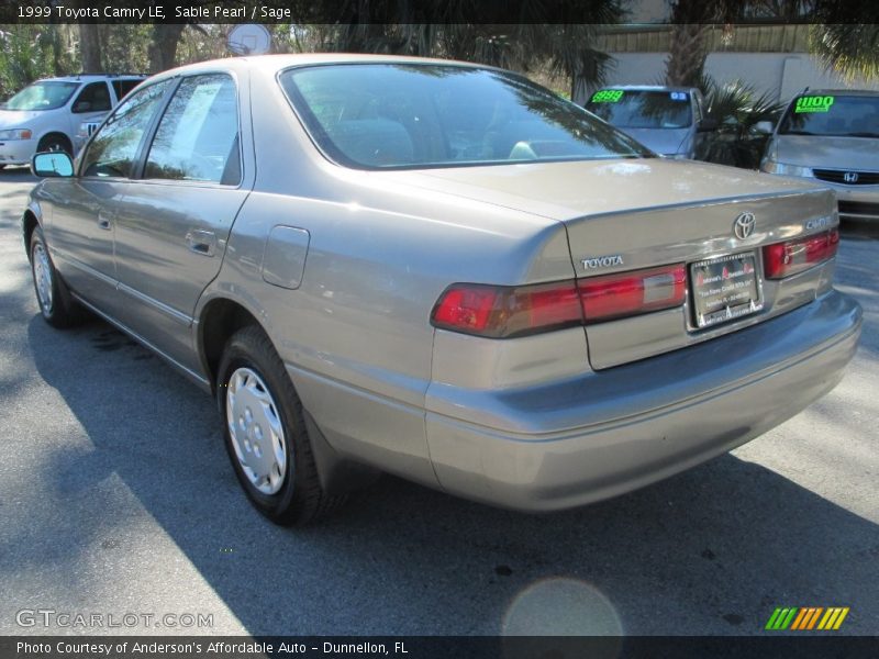 Sable Pearl / Sage 1999 Toyota Camry LE