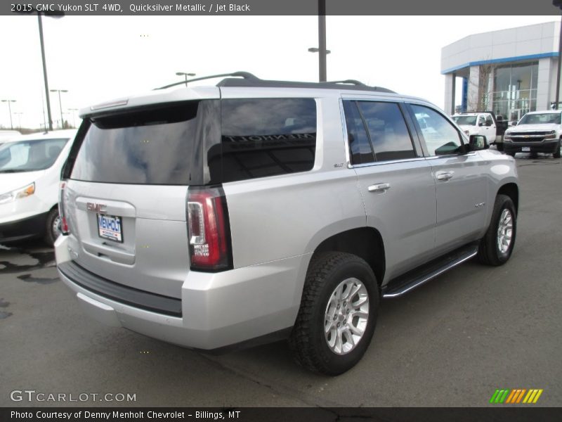 Quicksilver Metallic / Jet Black 2015 GMC Yukon SLT 4WD