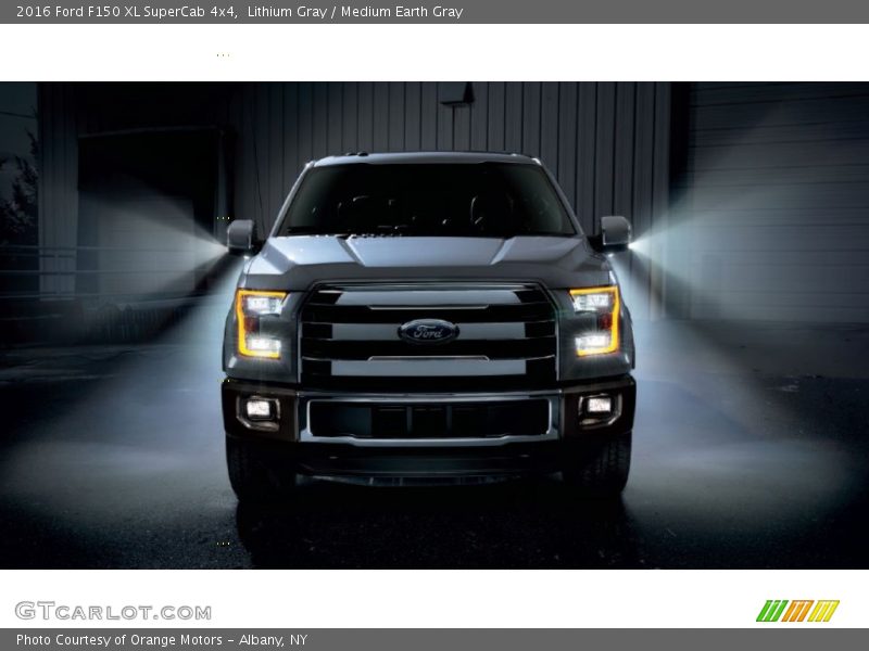 Lithium Gray / Medium Earth Gray 2016 Ford F150 XL SuperCab 4x4