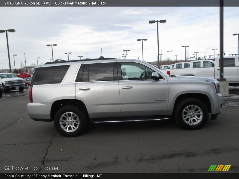 Quicksilver Metallic / Jet Black 2015 GMC Yukon SLT 4WD
