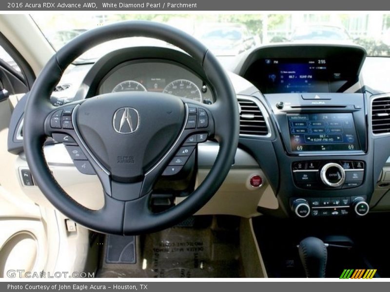 White Diamond Pearl / Parchment 2016 Acura RDX Advance AWD