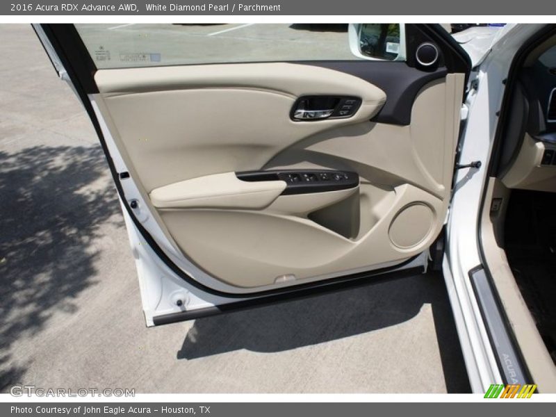 White Diamond Pearl / Parchment 2016 Acura RDX Advance AWD