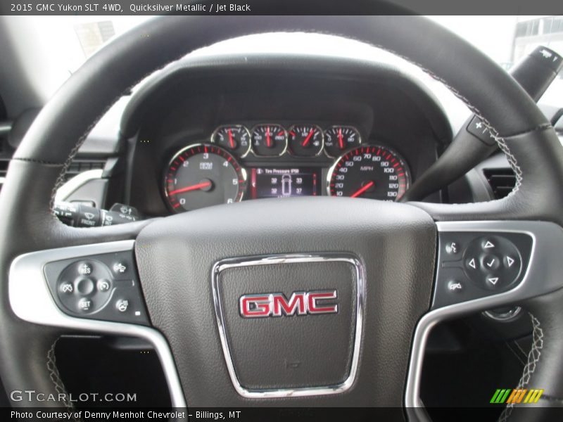 Quicksilver Metallic / Jet Black 2015 GMC Yukon SLT 4WD