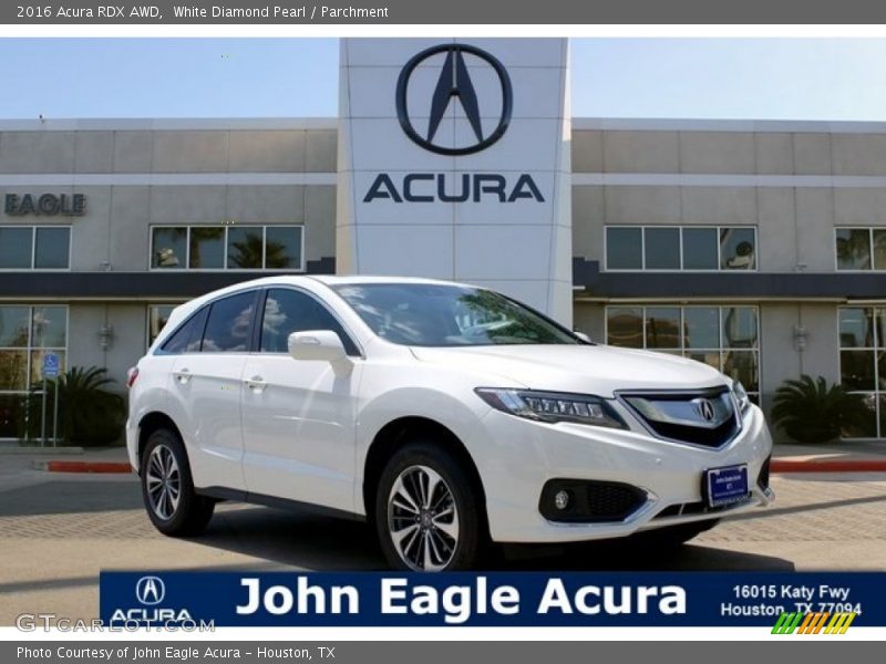 White Diamond Pearl / Parchment 2016 Acura RDX AWD