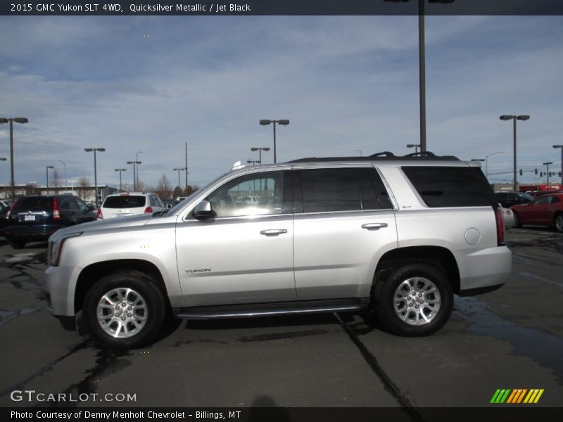 Quicksilver Metallic / Jet Black 2015 GMC Yukon SLT 4WD