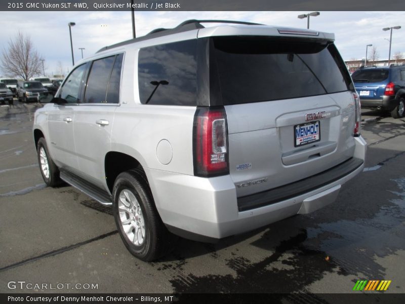 Quicksilver Metallic / Jet Black 2015 GMC Yukon SLT 4WD